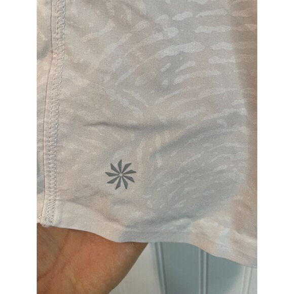 Athleta Womens Printed Hustle 3" Shorts 2X Featherweight Stretch Recycled - Picture 7 of 15